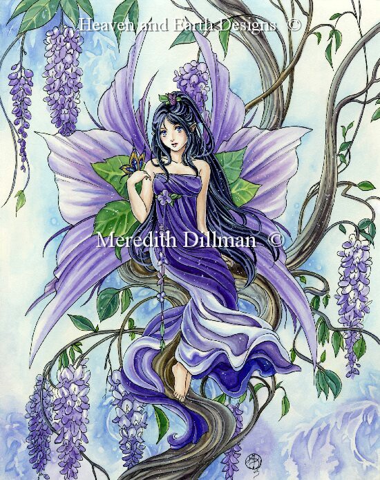 click here to view larger image of Wisteria Fairy - Dillman (chart)