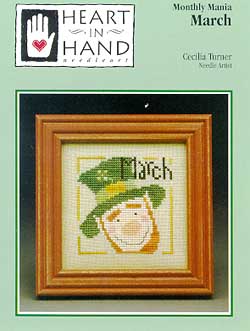 click here to view larger image of Monthly Mania - March (counted cross stitch kit)