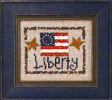 click here to view larger image of Liberty - Zipper (counted cross stitch kit)