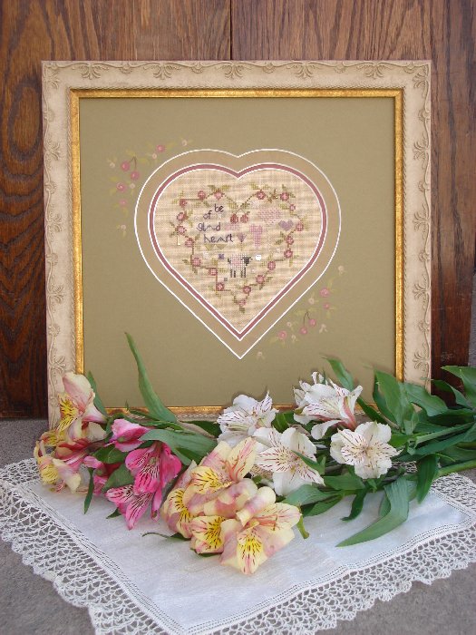 click here to view larger image of Glad Heart (counted cross stitch kit)