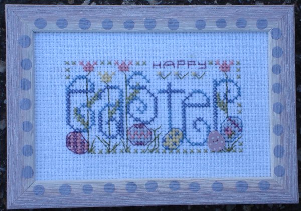 click here to view larger image of Happy Easter (counted cross stitch kit)