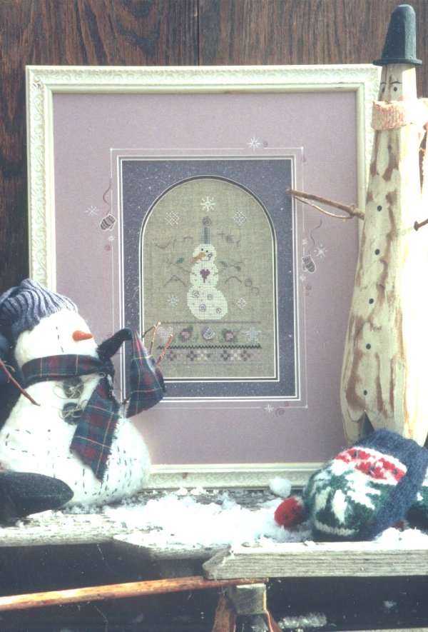 click here to view larger image of Christian's Snowman (counted cross stitch kit)