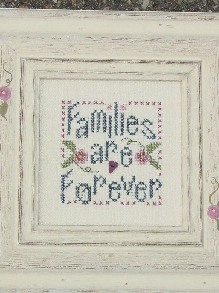 click here to view larger image of Families Are Forever (counted cross stitch kit)
