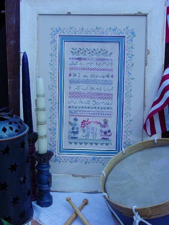 click here to view larger image of American Sampler (counted cross stitch kit)