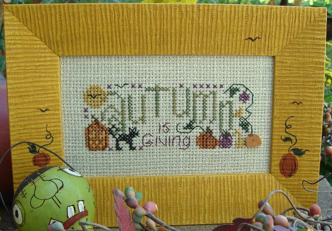 click here to view larger image of Autumn Is Giving (counted cross stitch kit)