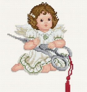 click here to view larger image of Stitching Angel with Scissors (chart)