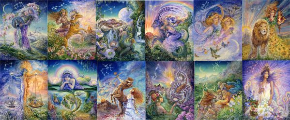 click here to view larger image of Josephine Wall Zodiac Full Set (chart)