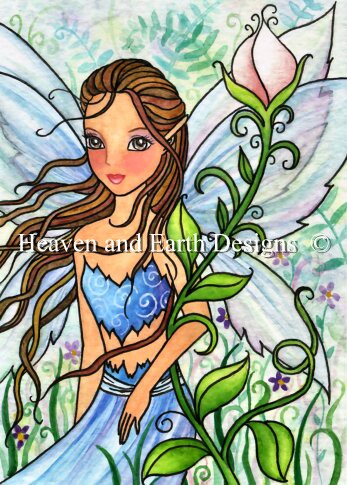click here to view larger image of First Bloom Fairy - Quick Stitch (chart)