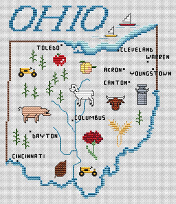 click here to view larger image of Ohio Map (chart)