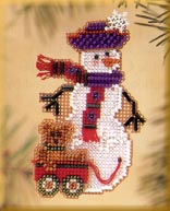 click here to view larger image of Teddy Snow Charmer (2003) (counted cross stitch kit)