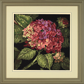 click here to view larger image of Hydrangea Bloom (needlepoint)