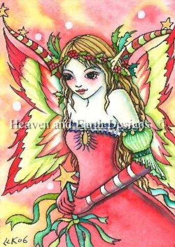 click here to view larger image of Christmas Fairy - Quick Stitch (chart)